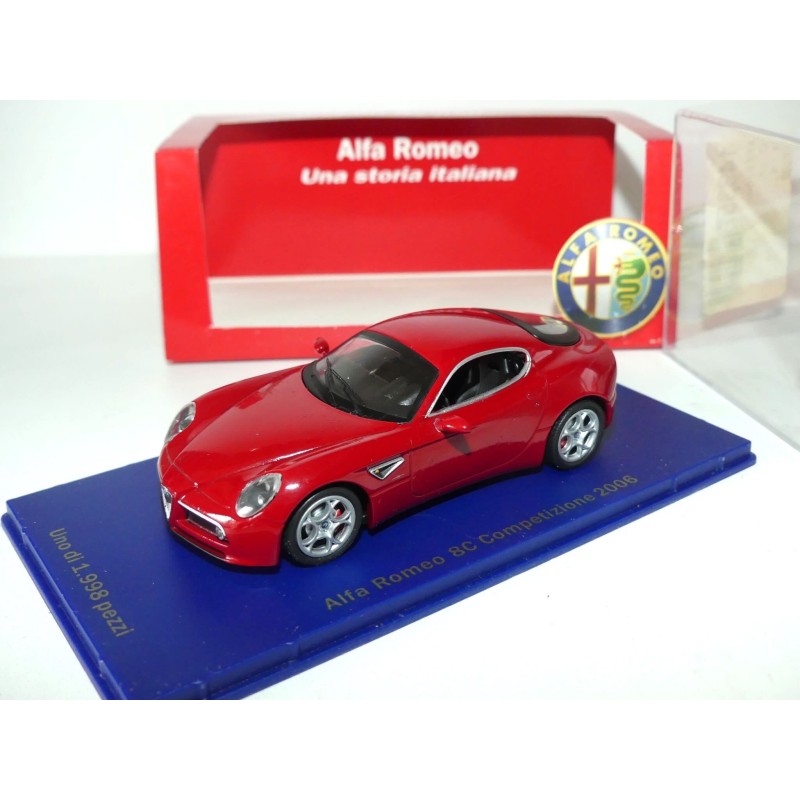 ALFA ROMEO 8C COMPETIZIONE 2006 Rouge M4 1:43