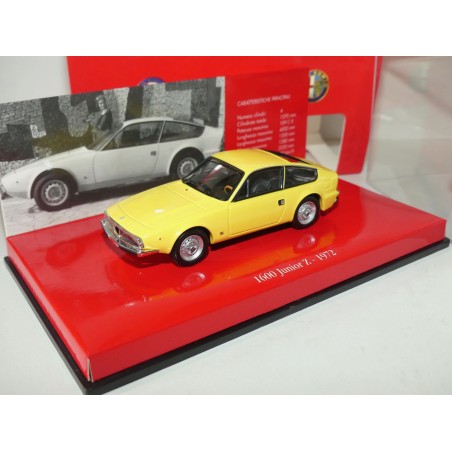 ALFA ROMEO 1600 JUNIOR Z 1972 Jaune MINICHAMPS 1:43 imperfection