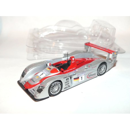 AUDI R8 N°1 VAINQUEUR LE MANS 2002 ALTAYA M6 INTERACTION 1:43 sous coque