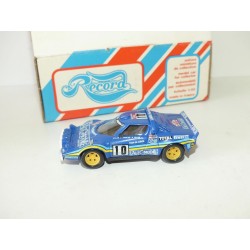 LANCIA STRATOS N°10 RALLYE TOUR DE CORSE 1981 DARNICHE RECORD sur base SOLIDO 1:43