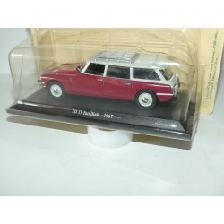 CITROEN ID 19 FAMILIALE 1967 Bordeau Toit Gris UNIVERSAL HOBBIES 1:43 blister
