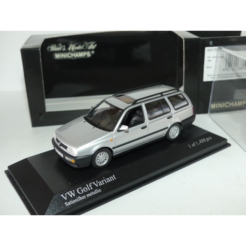 VW GOLF VARIANT III 1993 Gris MINICHAMPS 1:43
