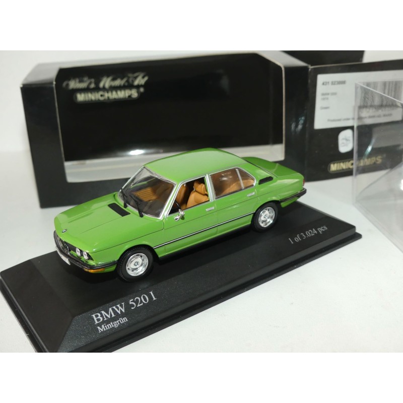 BMW 520 E12 1974 Vert MINICHAMPS 1:43