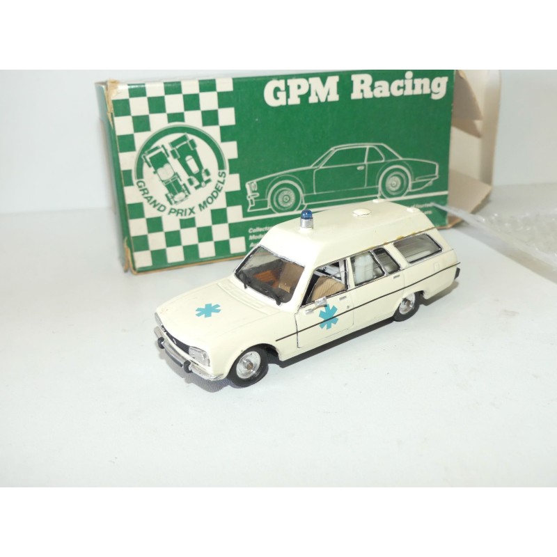 PEUGEOT 504 AMBULANCE SUR BASE SOLIDO 1:43