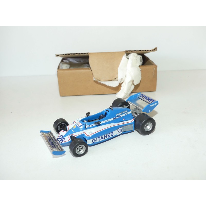 LIGIER JS7 N°26 GP SUEDE 1977 LAFITTE KIT Monte TENARIV 1:43