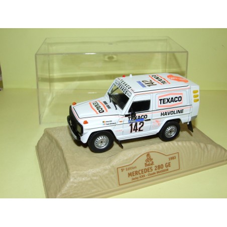 MERCEDES 280 GE NÂ°142 PARIS DAKAR 1983 J. ICKX NOREV 1:43 1er