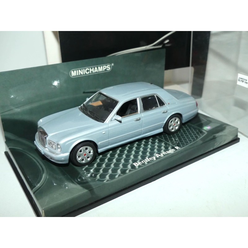 BENTLEY ARNAGE R Bleu Gris clair MINICHAMPS 1:43