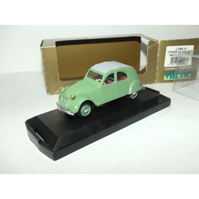 CITROEN 2CV BELGIUM 1956 CLOSED ROOF VITESSE L096A 1:43