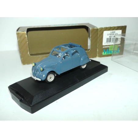 CITROEN 2CV ENGLAND 1953-54 CLOSED ROOF Bleu VITESSE L084A 1:43