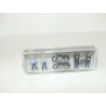 LOT DE 4 FIGURINES ET 2 MOTOS GENDARMERIE PREISER 10191 1:87