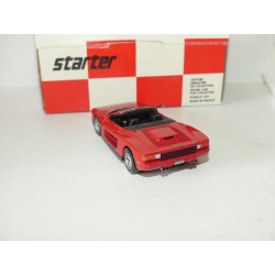 FERRARI TESTAROSSA CABRIOLET STRAMAN Rouge KIT STARTER 1:43