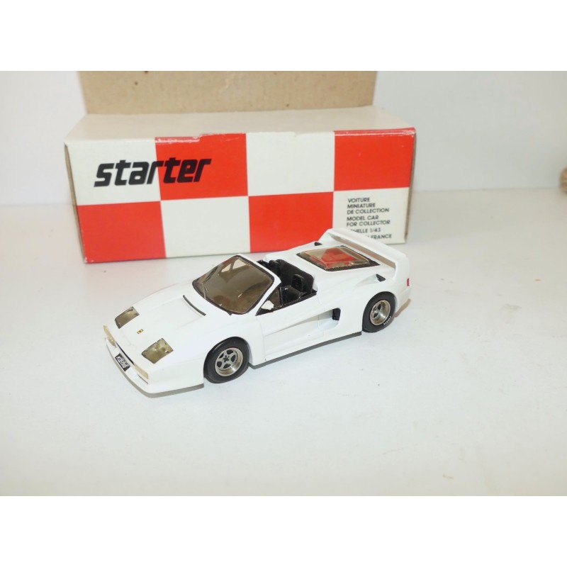 FERRARI TESTAROSSA KOENIG CABRIOLET GENEVE 1989 Blanc KIT STARTER 1:43