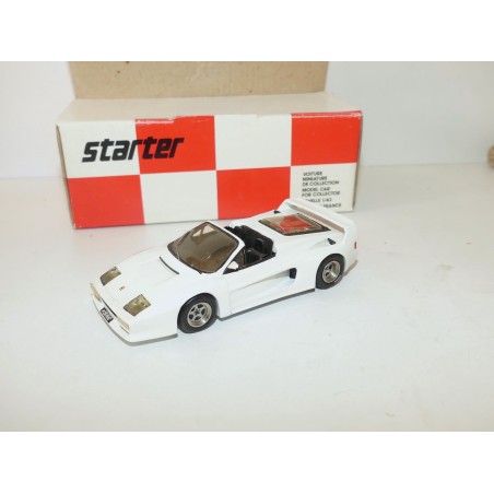 FERRARI TESTAROSSA KOENIG CABRIOLET GENEVE 1989 Blanc KIT STARTER 1:43