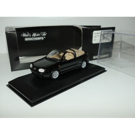VW GOLF IV CABRIOLET 1999 Noir MINICHAMPS 1:43