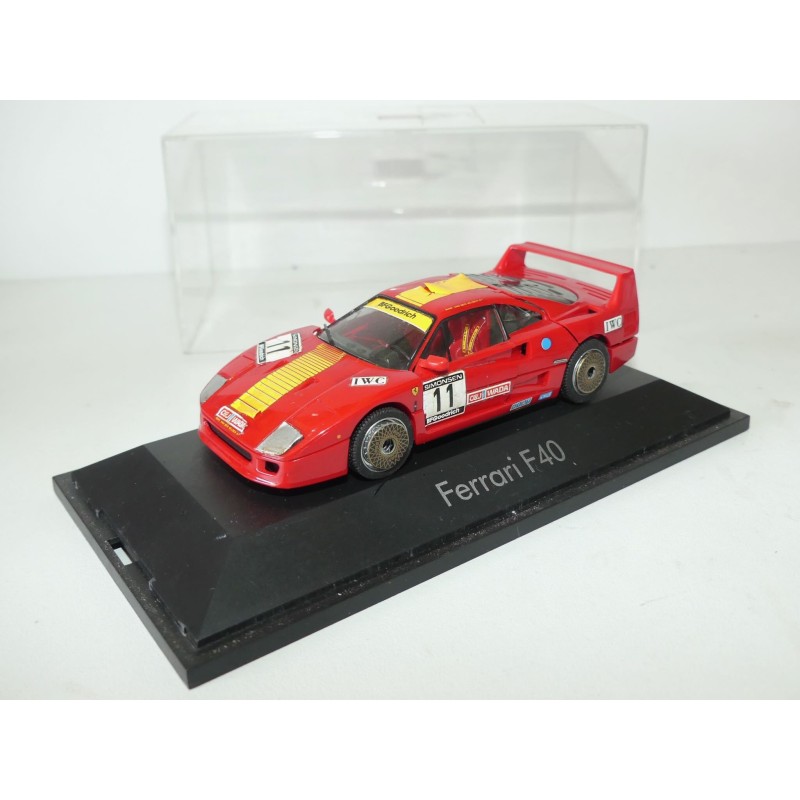 FERRARI F40 N°11 CHALLANGE GT SUPERTURISMO HERPA 1:43 imperfection