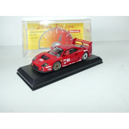 FERRARI F40 N°60 IMSA 1990 JEAN ALESI KIT MONTE ZONE ROUGE 1:43