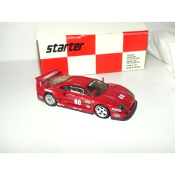 FERRARI F40 N°60 IMSA GTO LAGUNA SECA DEL MAR 1989 STARTER 1:43 imperfection