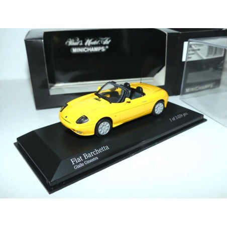 FIAT BARCHETTA CABRIOLET Jaune MINICHAMPS 1:43