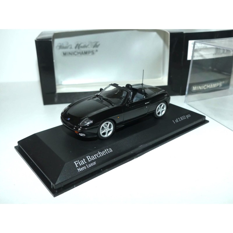 FIAT BARCHETTA CABRIOLET Noir MINICHAMPS 1:43