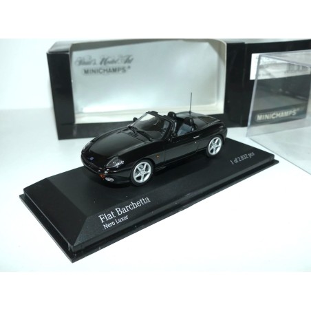 FIAT BARCHETTA CABRIOLET Noir MINICHAMPS 1:43