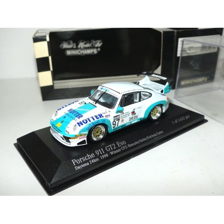 PORSCHE 911 GT2 N°97 DAYTONA 1998 MINICHAMPS 1:43 1st GT2 Class