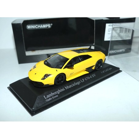 LAMBORGHINI MURCIELAGO LP670-4 SV 2009 Jaune MINICHAMPS 1:43