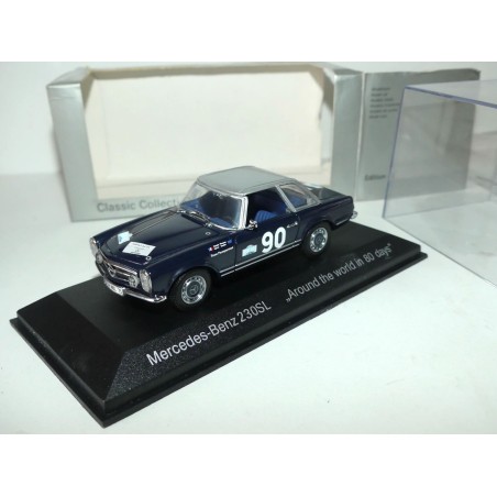 MERCEDES 230 SL N°90 AROUND THE WORLD MINICHAMPS 1:43