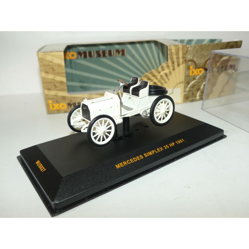 MERCEDES SIMPLEX 35 HP 1901 Blanc IXO MUS027 1:43