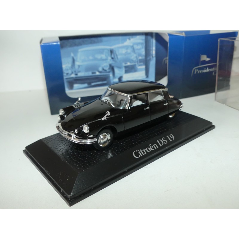 CITROEN DS 19 CHARLES DE GAULLE 1962 PRESIDENTIELLE ATLAS 1:43 Chef d état