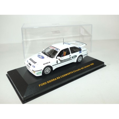 FORD SIERRA COSWORTH CIRCUITO DEL JARAMA 1988 C. SAINZ IXO 1:43 