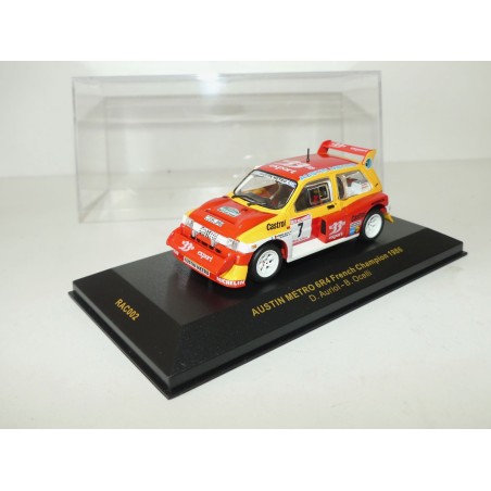 AUSTIN METRO 6R4 RALLYE DES GARRIGUES 1986 D. AURIOL IXO RAC002 1:43