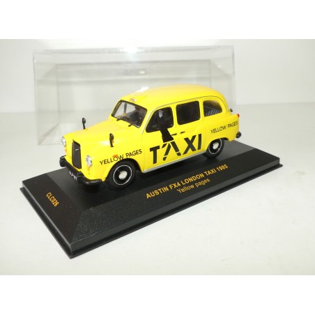 AUSTIN FX4 TAXI DE LONDON YELLOW PAGES IXO CLC026 1:43