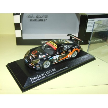 PORSCHE 911 GT3 RS NÂ°91 LE MANS 2005 MINICHAMPS 1:43 Abd