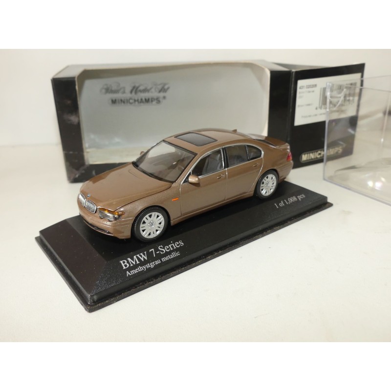 BMW Serie 7 E65 2001 Marron MINICHAMPS 1:43