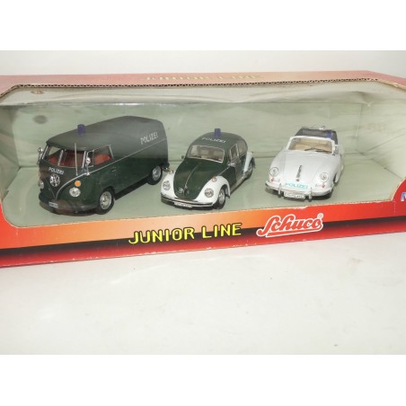 COFFRET VW ET PORSCHE POLIZEI Police allemande CARARAMA 1:43 