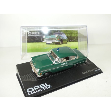 OPEL REKORD P1 1957-1960 POLIZEI POLICE ALTAYA 1:43 socle fendu