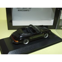 PORSCHE 911 CARRERA CABRIOLET Serie G 1983 Noir Black  MINICHAMPS 1:43