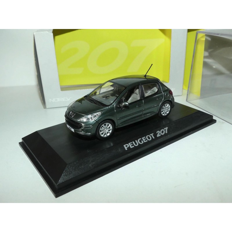 copy of PEUGEOT 207 PREMIUM PACK 5 PORTES Vert NOREV 1:43