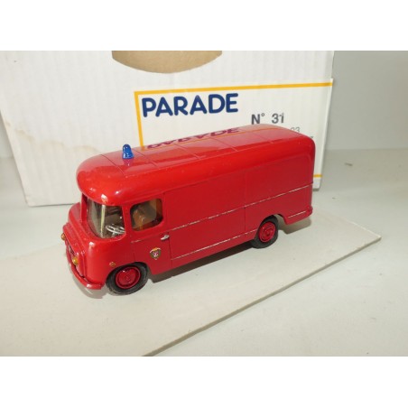 CAMION CITROEN U 23 FOURGON POMPIER HEULIEZ PARADE MOMACO 1:43 