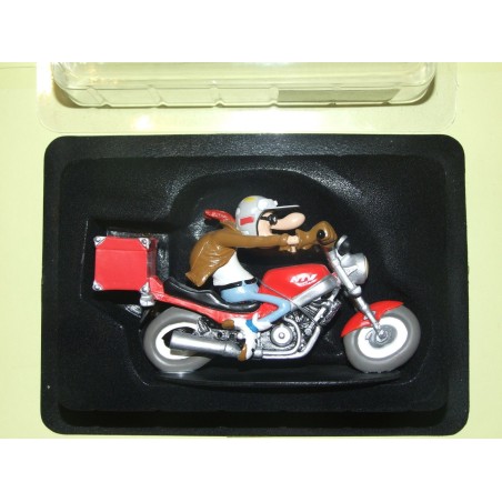 FIGURINE MOTO JOE BAR TEAM N°07 RAOUL MAPOULE SUR HONDA 650 NTV HACHETTE 1:18