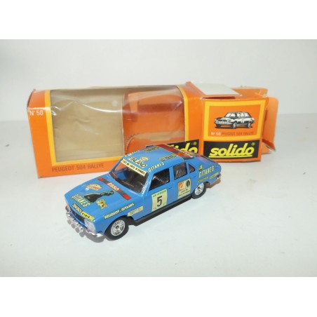 PEUGEOT 504 RALLYE BANDANA MIKKOLA SOLIDO 1:43