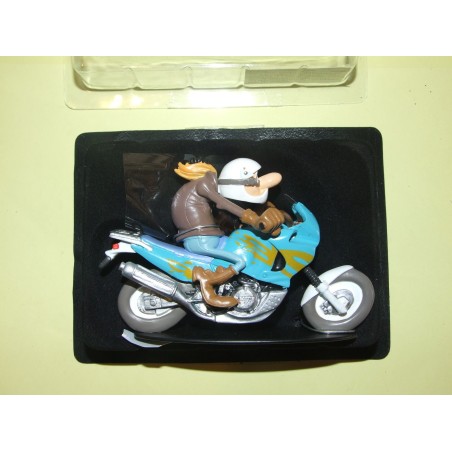 FIGURINE MOTO JOE BAR TEAM N°37 BARRY BAGAR SUR SA HONDA 750 AFRICAN HACHETTE 1:18