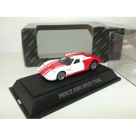 PRINCE R380 SPEED TRIAL Rouge et Blanc EBBRO 81 1:43