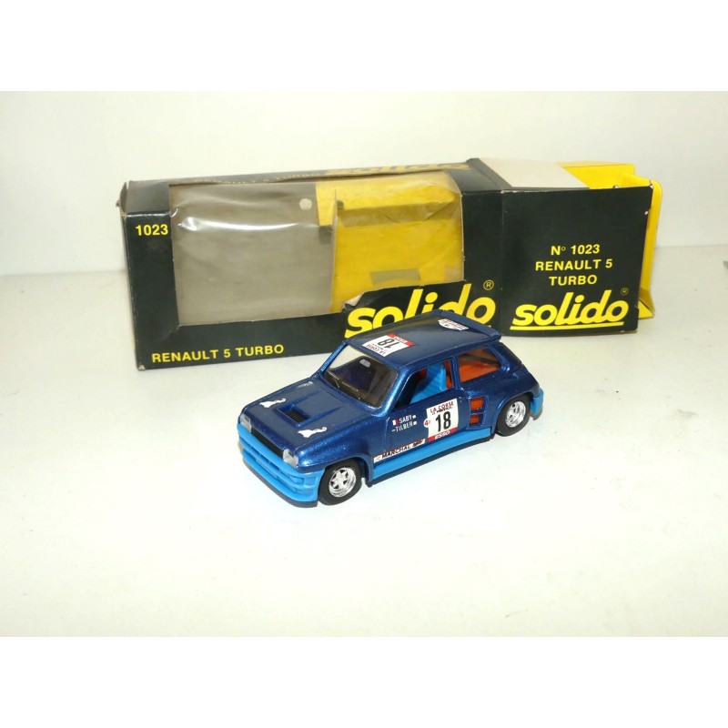 RENAULT 5 TURBO RALLYE TOUR DE CORSE B. SABY SOLIDO 1:43