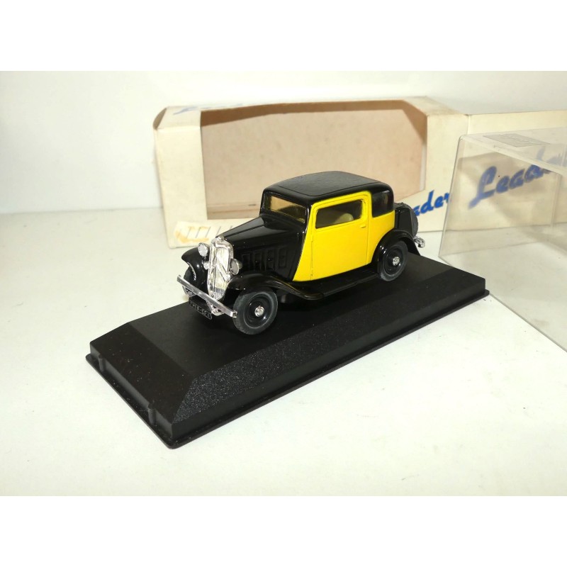 CITROEN ROSALIE COACH 1933 Noir et Jaune LEADER 2166 1:43 