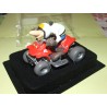 FIGURINE MOTO JOE BAR TEAM N°61 PAUL POSICHON SUR SON QUAD HONDA 400 HACHETTE 1:18