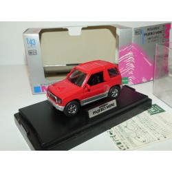 MITSUBISHI PAJERO MINI Rouge MTECH H-02-A 1:43
