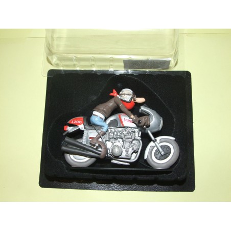 FIGURINE MOTO JOE BAR TEAM N°63 KUNTER KONTTETOUR SUR MUNCH MAMMOUTH HACHETTE 1:18