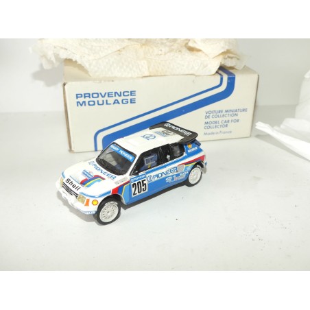 PEUGEOT 205 TURBO 16 N°205 RALLYE A DAKAR 1988 KIT Monté PROVENCE MOULAGE 1:43