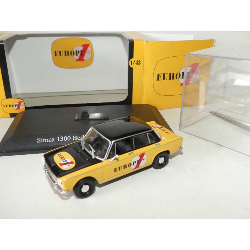 SIMCA 1300 BERLINE EUROPE 1 1968 UNIVERSAL HOBBIES 1:43 imperfection